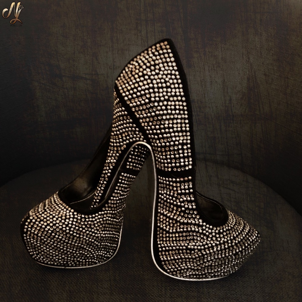 Rhinestone Pumps